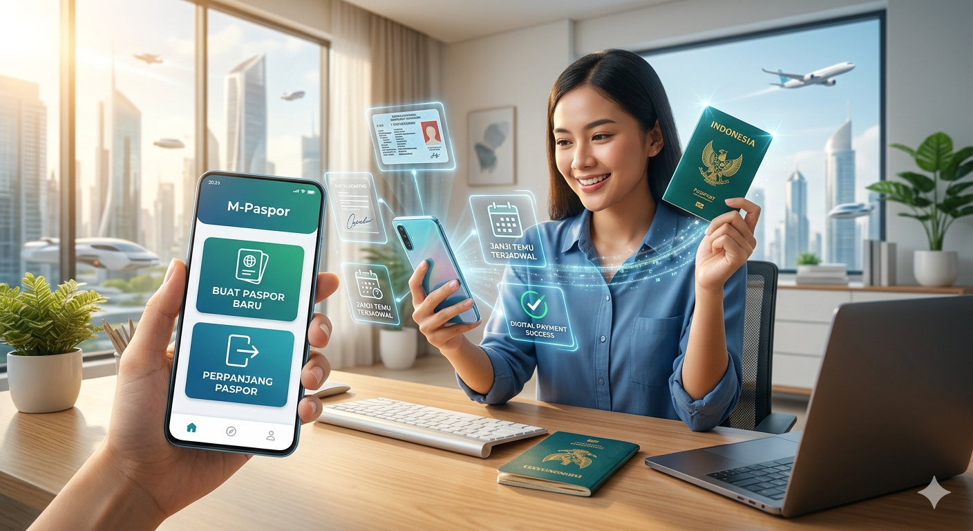 Cara Buat dan Perpanjang Paspor Online 2026 Lewat M-Paspor